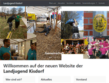 Tablet Screenshot of ljg-kisdorf.de